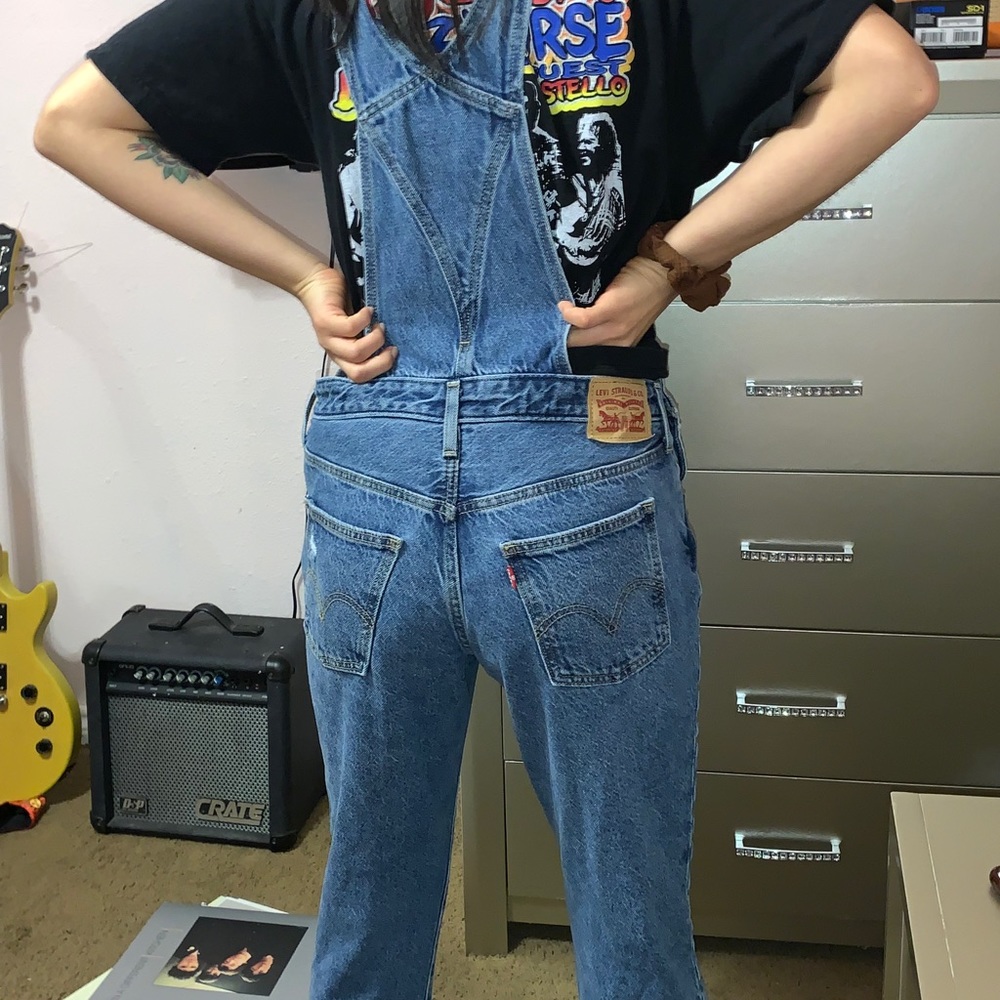 Levi's denim overalls